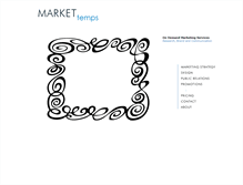 Tablet Screenshot of markettemps.com
